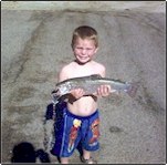 Kids go trout fishing too!